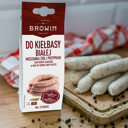 BROWIN - MIESZANKA ZIÓŁ I PRZYPRAW DO BIAŁEJ KIEŁBASY - 20G - 310005