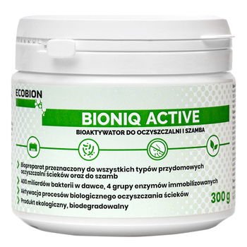 BIONIQ - ACTIVE - Bioaktywator do oczyszczalni i szamba 300g