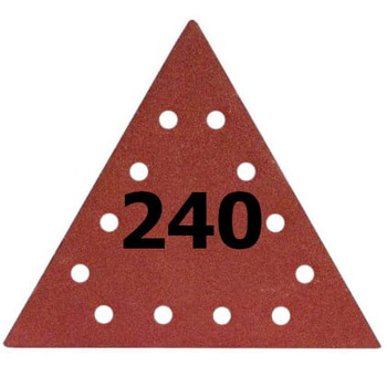Papier ścierny TRÓJKĄT do szlifierki 282 mm RZEP 240