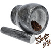 BROWIN - Marmurowy moździerz kuchenny czarny - 10 cm - 312023