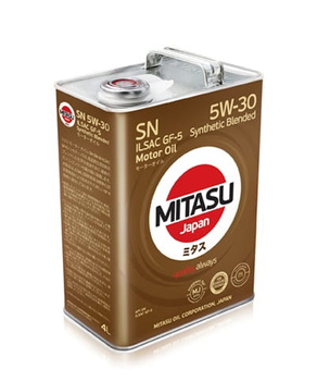 MITASU MOTOR OIL SN 5W-30 ILSAC GF-5 - MJ-120 - 4L