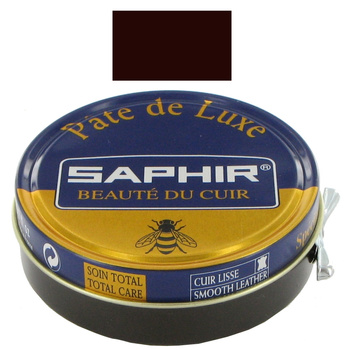 SAPHIR Pate de Luxe - Pasta do butów 50 ml BORDO 08