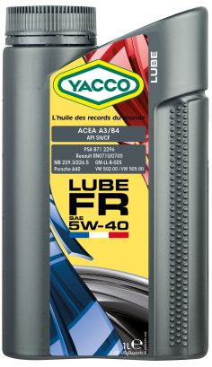 Yacco LUBE FR 5W40 Olej silnikowy 1L