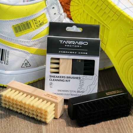 TARRAGO - SNEAKERS Brushes Cleaning Kit - 2 szczotki do czyszczenia Kicksów