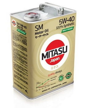 MITASU MOLY-TRIMER SM/CF 5W-40 - MJ-M12 - 4L