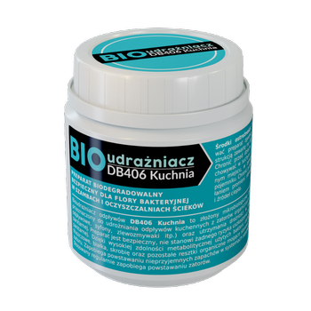 Biologiczny udrażniacz do rur kuchnia 100g FLORA