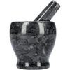 BROWIN - Marmurowy moździerz kuchenny czarny - 10 cm - 312023