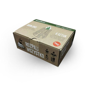WOODSON - Eko-ognisko - 6x Podpałka Rozpałka naturalna