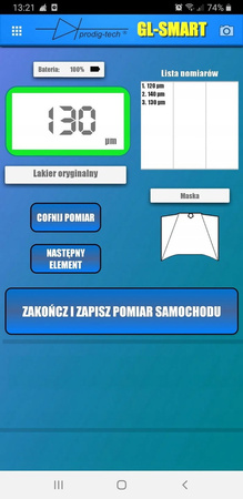 Miernik grubości lakieru GL-SMART-XL