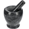 BROWIN - Marmurowy moździerz kuchenny czarny - 10 cm - 312023