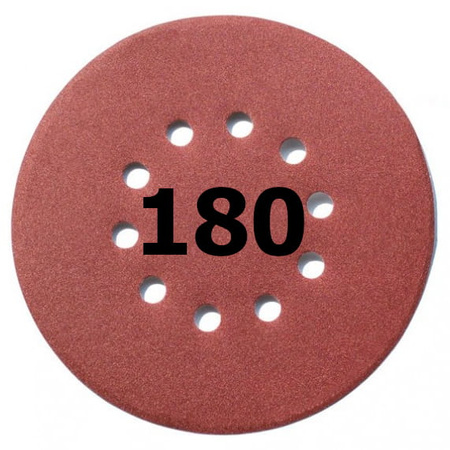 Papier ścierny Krążek do szlifierki 10OT 225 mm 180
