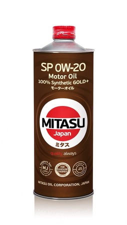 MITASU GOLD PLUS SP 0W-20 ILSAC GF-6A - MJ-P02 - 1L