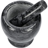 BROWIN - Marmurowy moździerz kuchenny czarny - 10 cm - 312023
