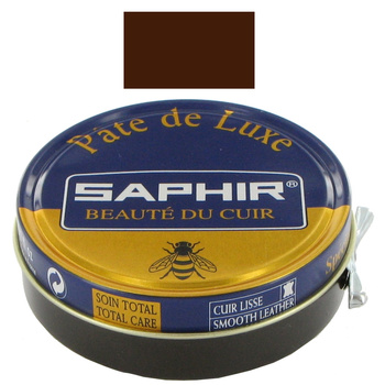 SAPHIR Pate de Luxe - Pasta do butów 50 ml ŚREDNI BRĄZ 37