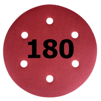 Papier ścierny Krążek do szlifierki 6 OT 225 mm 180