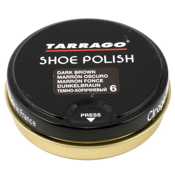 TARRAGO SHOE POLISH Wosk pasta do butów CIEMNY BRĄZ 06