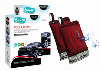 WaterOFF - Pochłaniacz wilgoci do auta odnawialny - zestaw 2 szt