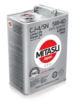 MITASU ULTRA PAO DIESEL CJ-4/SN 5W-40 - MJ-211 - 4L