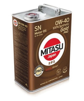 MITASU GOLD SN 0W-40 SYNTHETIC (PAO) - MJ-104 - 4L