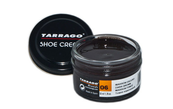 TARRAGO SHOE CREAM Pasta krem do skór CIEMNY BRĄZ 06