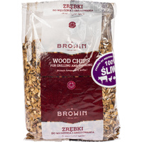 BROWIN - ZRĘBKI WĘDZARNICZE ŚLIWA 450G ŚREDNIE KL 8 - 780304