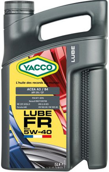 Yacco LUBE FR 5W40 Olej silnikowy 5L