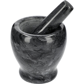 BROWIN - Marmurowy moździerz kuchenny czarny - 10 cm - 312023
