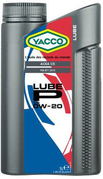 Yacco LUBE P 0W20 Olej silnikowy 1L